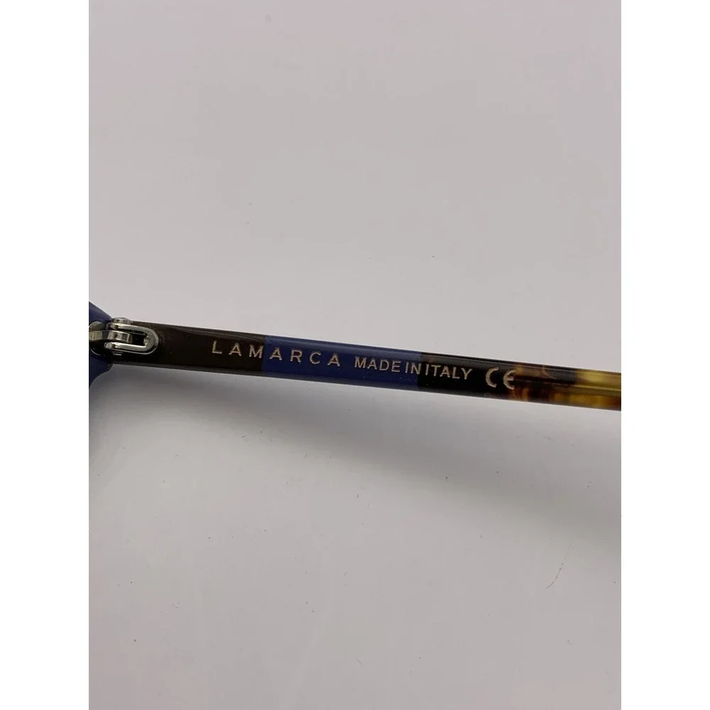 Lamarca Ottica Veneta Mosaico 19 Eyeglasses 53-15-140 Made Italy Tortoise Blue